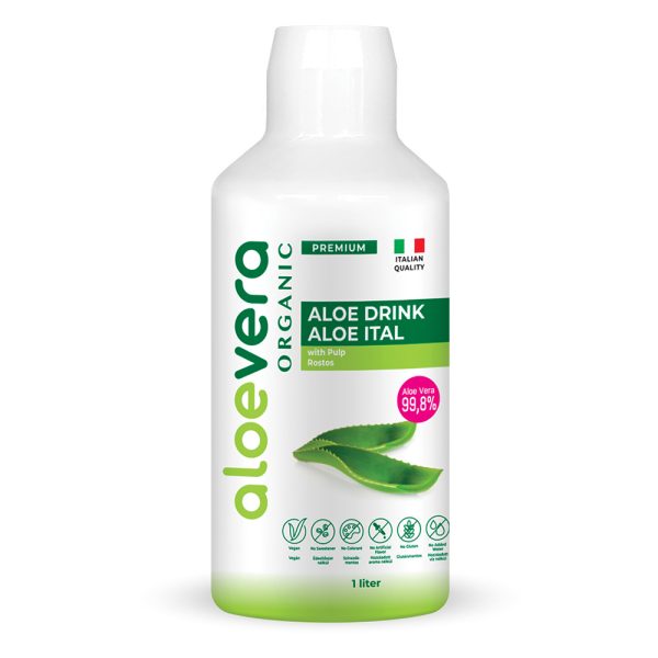 Aloe Vera Organic Prémium Aloe Ital Rostos 1000ml