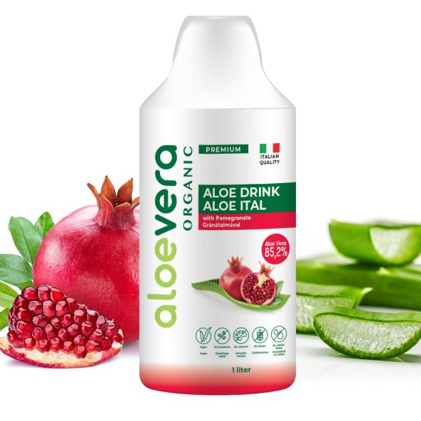 Aloe Vera Organic Prémium Aloe Ital Gránátalmával 1000ml