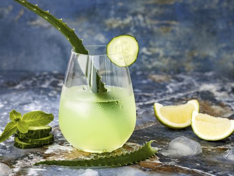 Alkoholmentes koktélok Aloe Vera italból